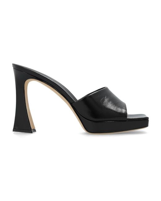 Giuseppe Zanotti Black Heeled Mules