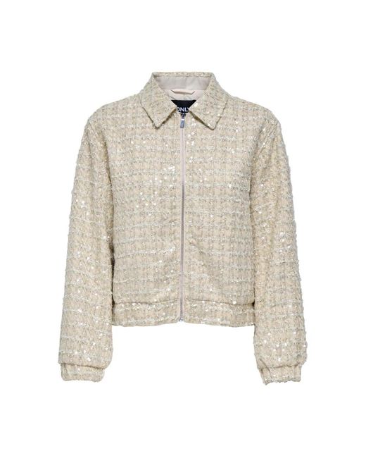 ONLY Light Jackets in het Natural