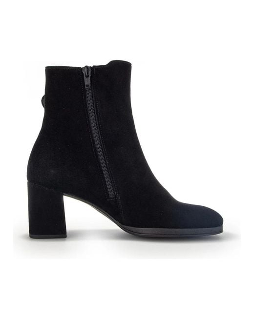 Gabor Blue Heeled Boots