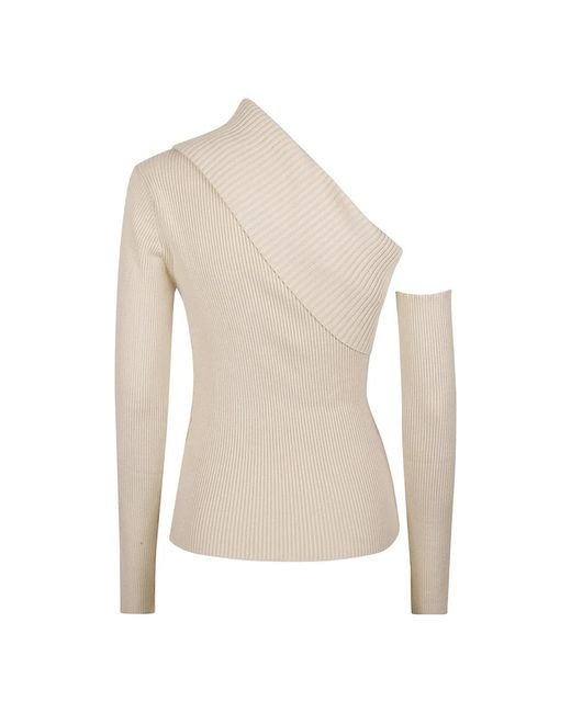 FEDERICA TOSI Natural Long Sleeve Tops