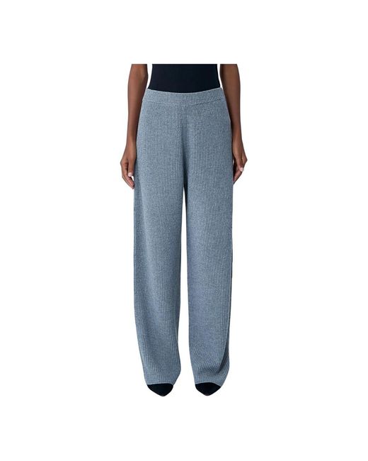 Sportmax Blue Wide Trousers