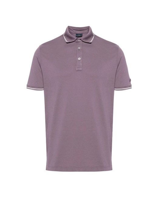 Paul & Shark Purple Polo Shirts for men