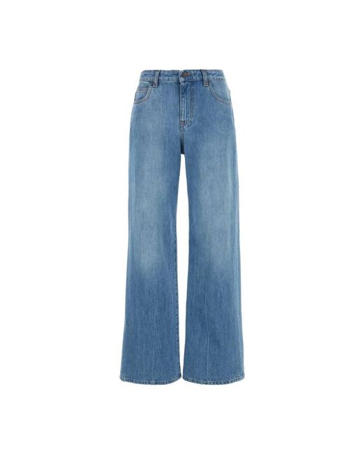 The Row Blue Wide Jeans