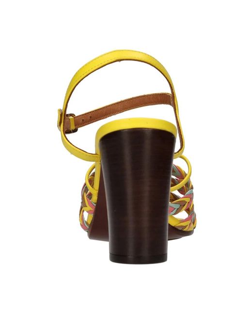 Chie Mihara Yellow High Heel Sandals