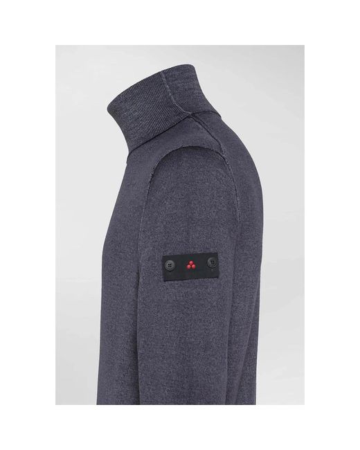 Peuterey Blue Turtlenecks for men