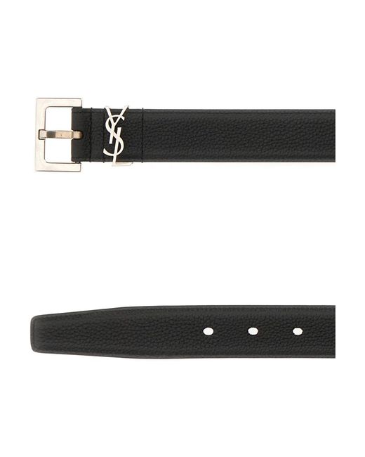 Saint Laurent Black Belts for men