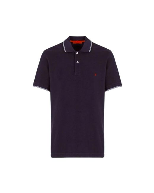 Carolina Herrera Blue Polo Shirts for men