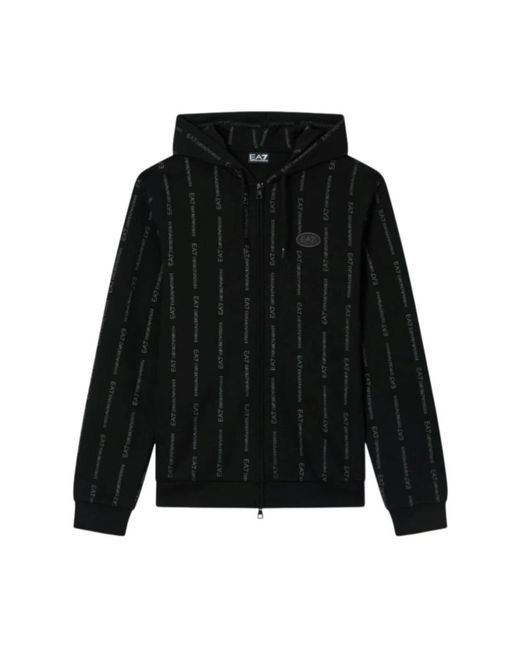 Zip-Throughs EA7 pour homme en coloris Black