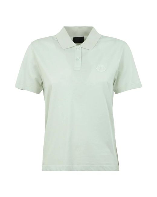 Moncler Green Polo Shirts