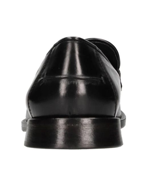 JP/DAVID Black Loafers for men