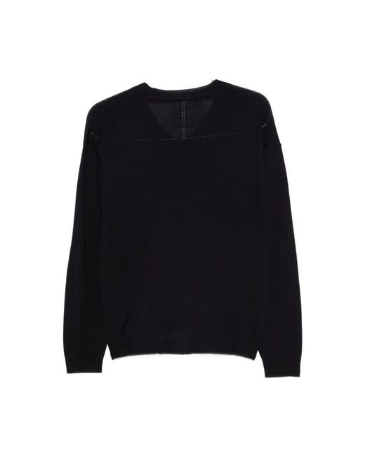 Semicouture Black V-Neck Knitwear