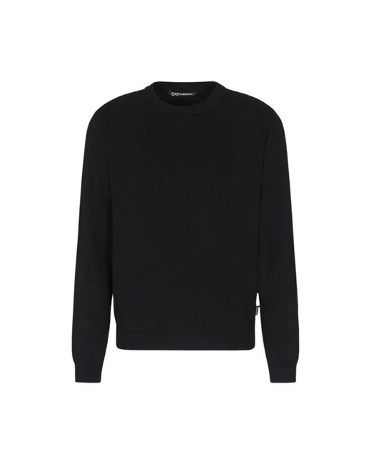 EA7 Black Sweatshirts for men