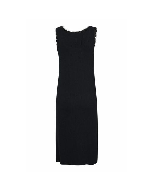 Cream Black Midi Dresses