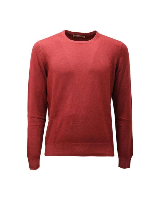 La Fileria Red Cashmere Knitwear for men