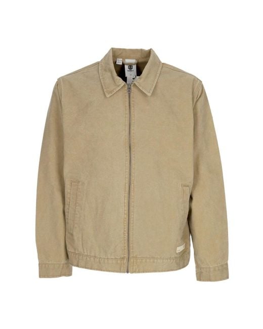 Element Light Jackets in het Natural voor heren