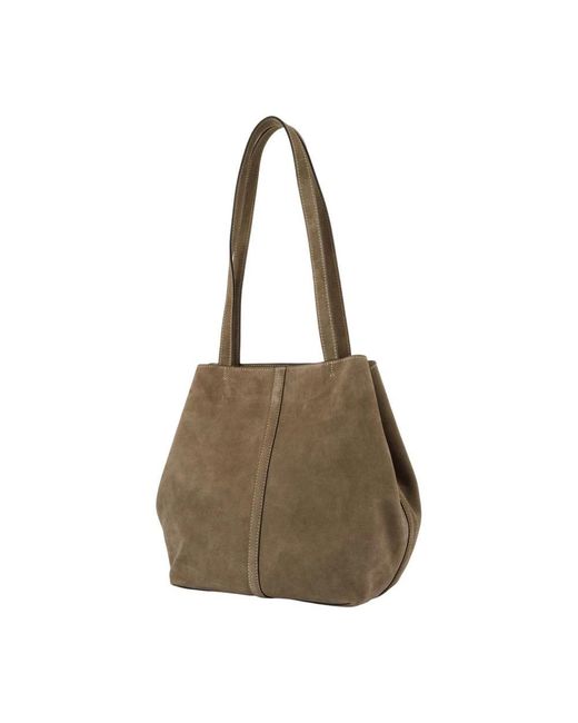 Vanessa Bruno Brown Pm Shopper Bag