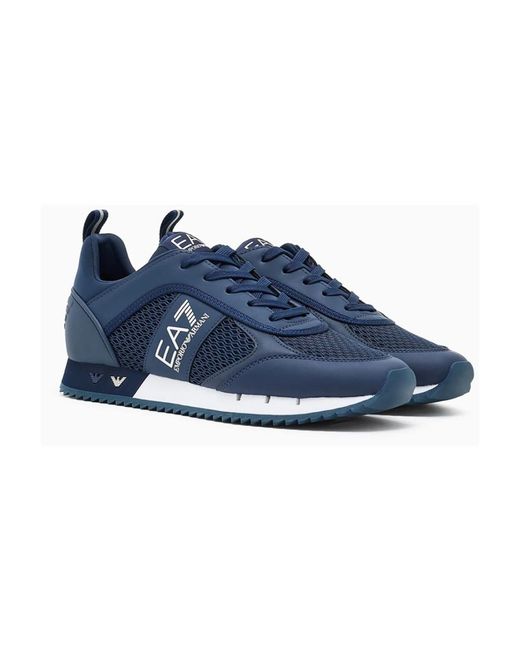 EA7 Blue Sneakers for men