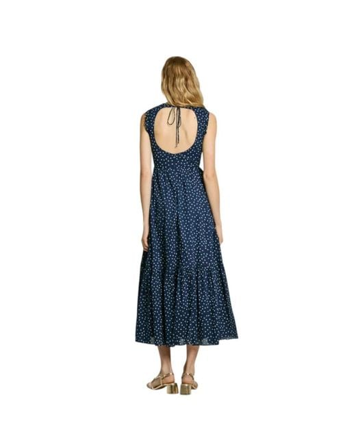 Pepe Jeans Blue Midi Dresses