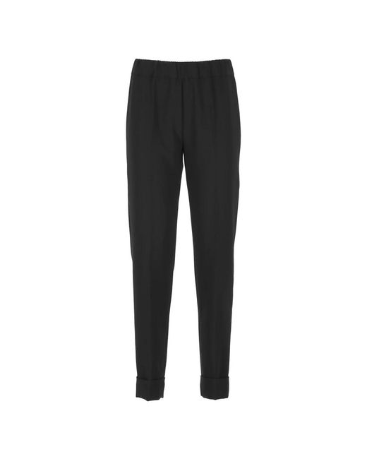 D.exterior Black Tapered trousers