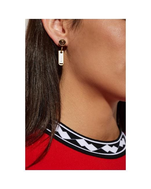 Versace Metallic Earrings