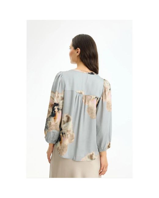 Blouses iN FRONT de color Blue