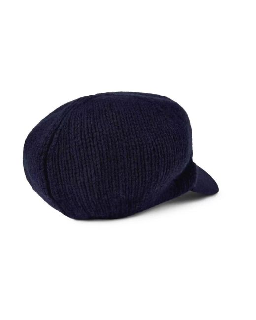Moncler Blue Strick-Baseballcap