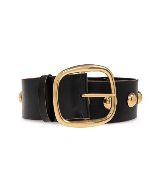 Chloé Accessoires ,Zwart ,Leer Midnight Riem in het Black