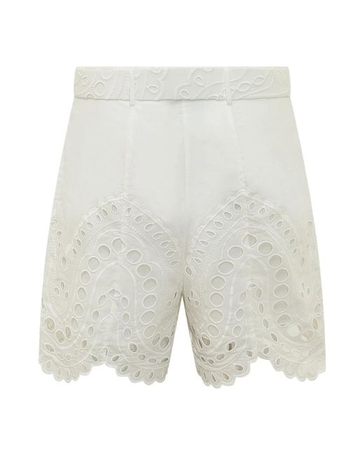Charo Ruiz White Casual Shorts