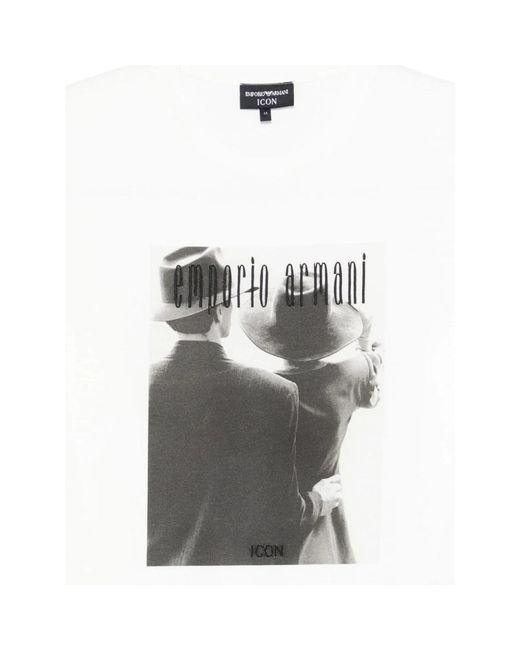 Emporio Armani White T-Shirts for men