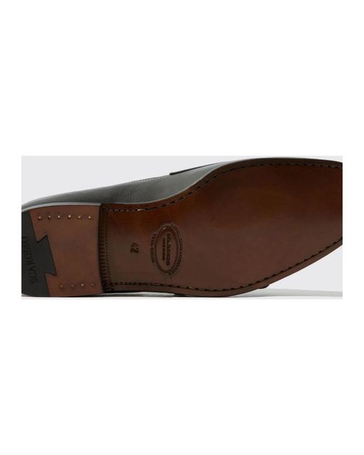 Scarosso Black Loafers for men