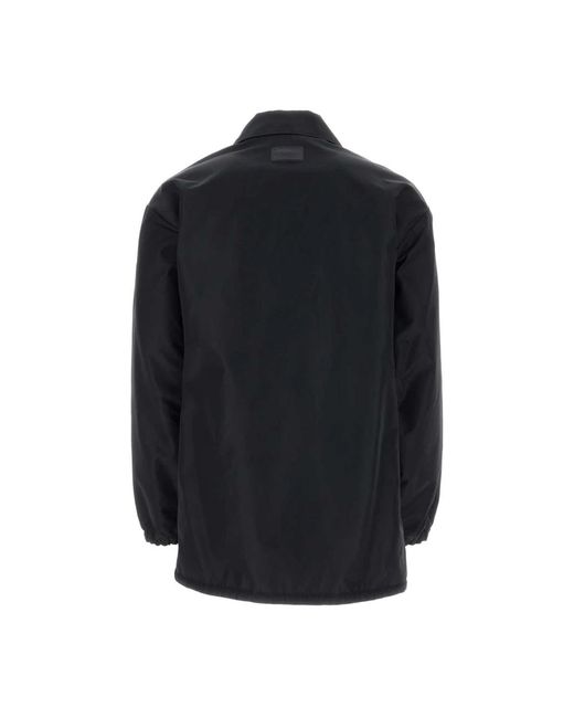 Dolce & Gabbana Jassen ,Blauw ,Nylon Midnight Nylon Jas in het Black voor heren