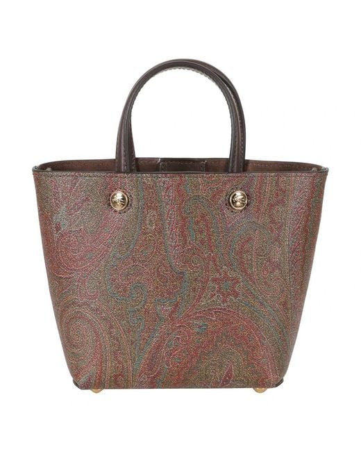 Etro Brown Shopping Bags