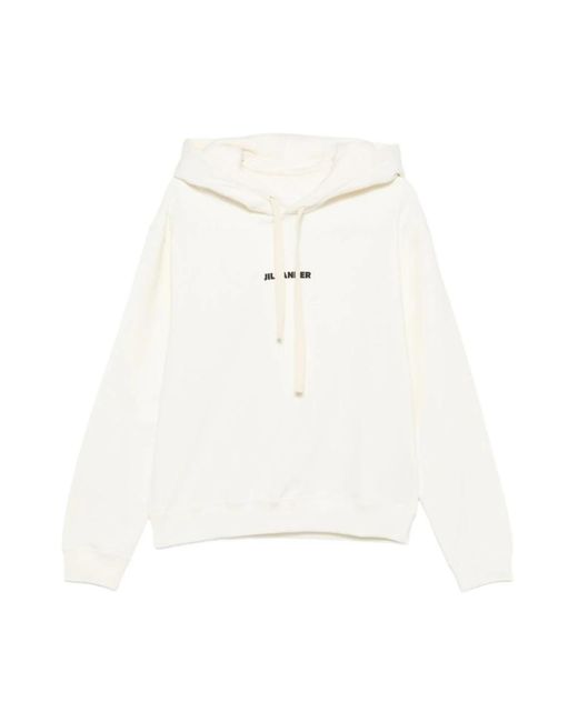 Jil Sander Hoodie in het White voor heren