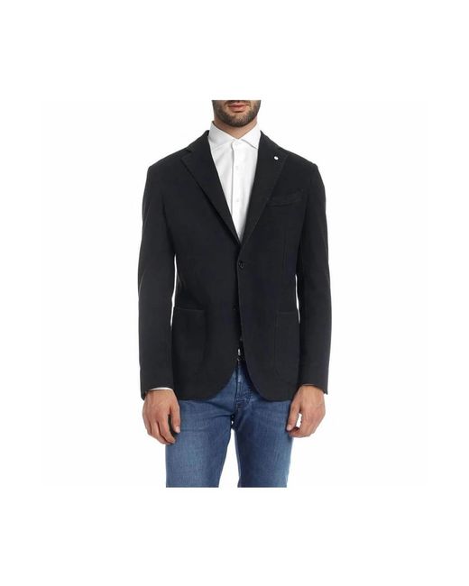 L.b.m. 1911 Blauwe Slim Fit Katoenen Blazer in het Blue voor heren
