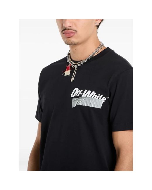 Off-White c/o Virgil Abloh Schwarze T-Shirts Und Polos in Black für Herren