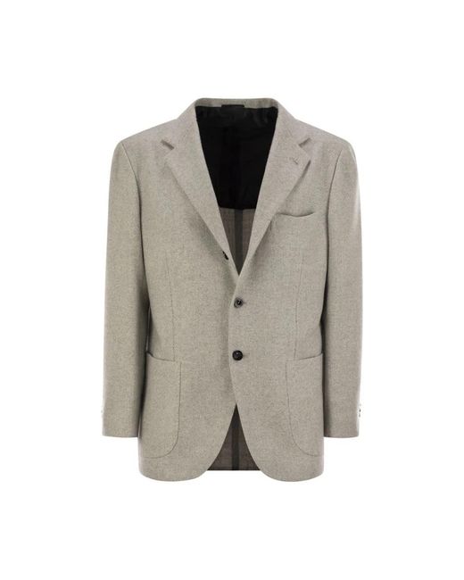 Kiton Brown Blazers for men