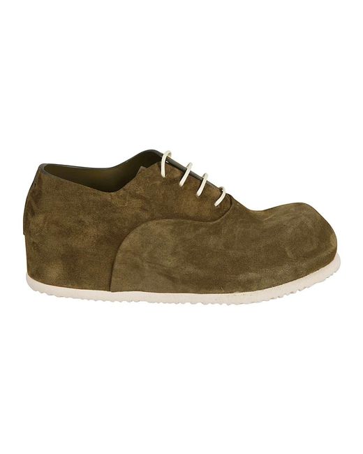 Premiata Green Laced Shoes for men