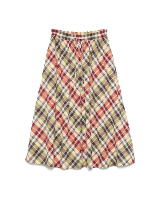 Midi Skirts Ralph Lauren en coloris Red