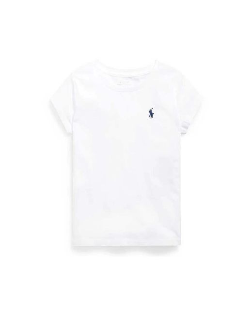 Camiseta infantil Ralph Lauren de color White
