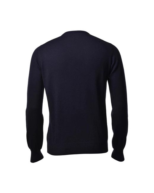 Gran Sasso Truien & Vesten ,Blauw ,V-Neck Truien in het Blue voor heren