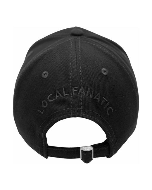 Local Fanatic Black Caps for men