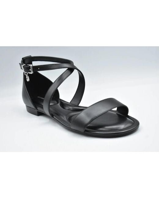 Michael Kors Black Flat Sandals