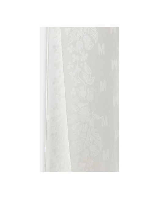 Moschino White Seidenschal