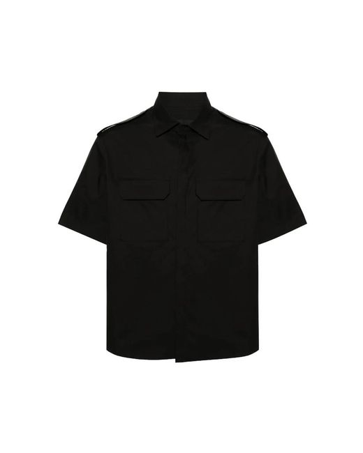 Neil Barrett Black Short Sleeve Shirts for men