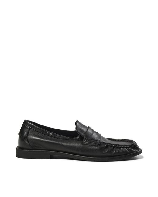 Pavement Schoenen ,Zwart ,Leer Leren Loafer Schoenen in het Black