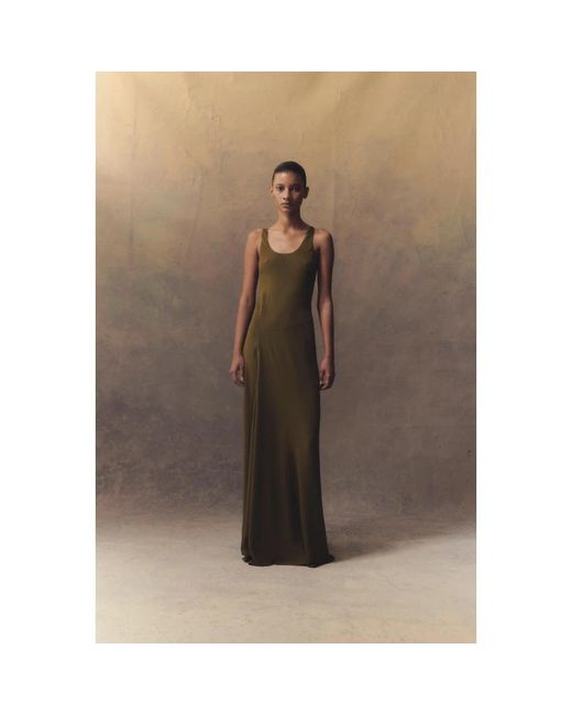 Cortana Kleedjes ,Groen ,Georgia Maxi Jurk in het Green