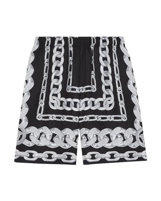 Versace Black Casual Shorts for men