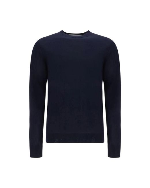 Round-Neck Knitwear Golden Goose Deluxe Brand pour homme en coloris Blue