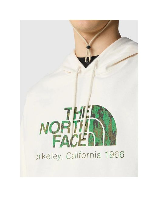 The North Face Berkeley california hoodie weiß düne in Gray für Herren