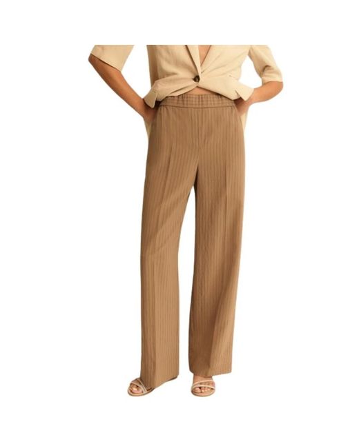 Marella Brown Wide Trousers